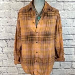 Reworked/upcycled flannel shirt